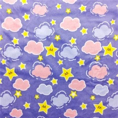 Baskılı Deluxe Kadife Polar Örme Kumaş